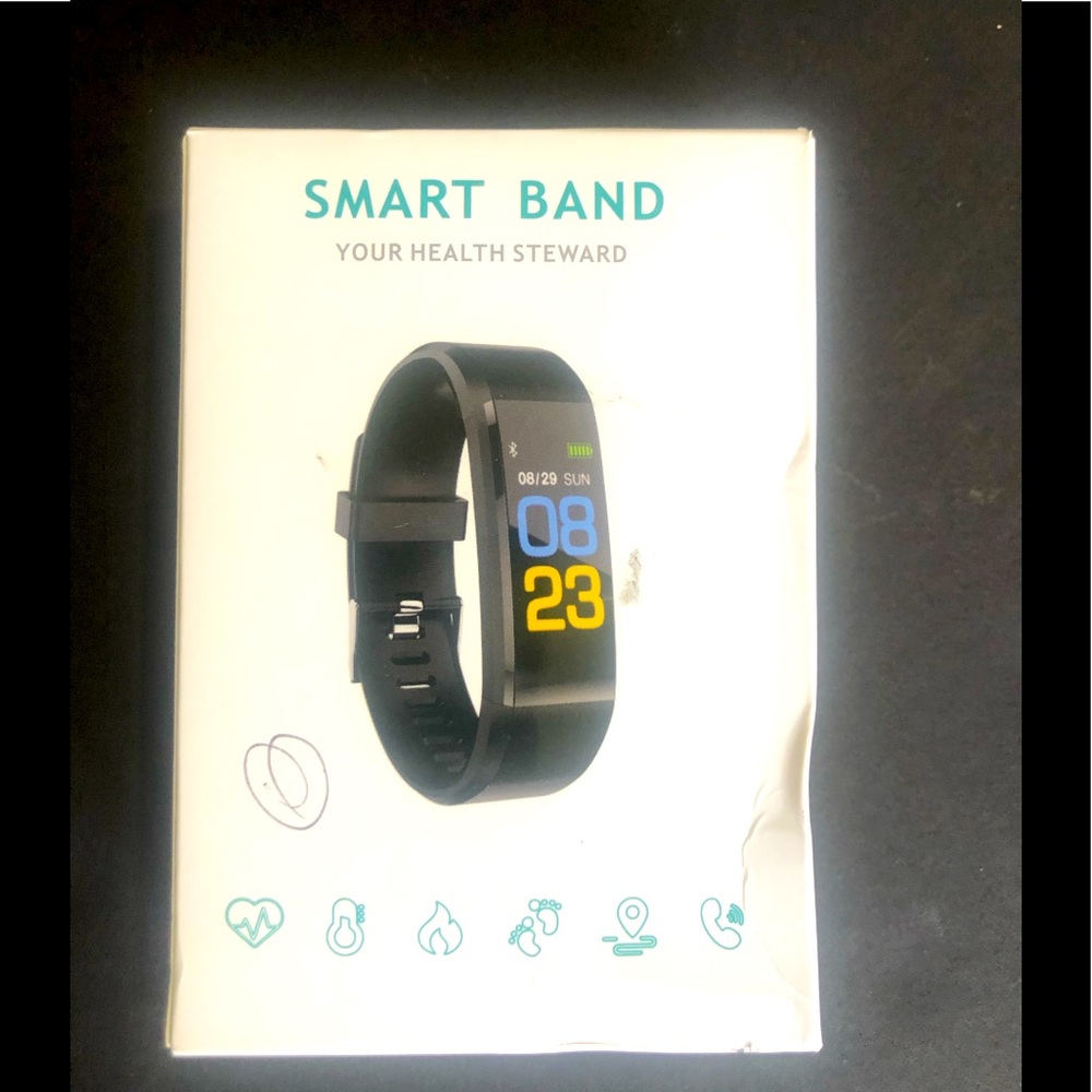 ROHS Smart Band Watch Bracelet Wristband Black NIB